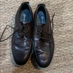Clarks Espresso Leather Lace-Up Shoes